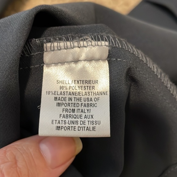 MILLY ANNIE TOP GRAY BOAT NECK SCOOP BACK LAYERED BELL SLEEVE TOP size 2 NWT - Picture 12 of 17